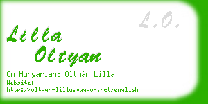 lilla oltyan business card